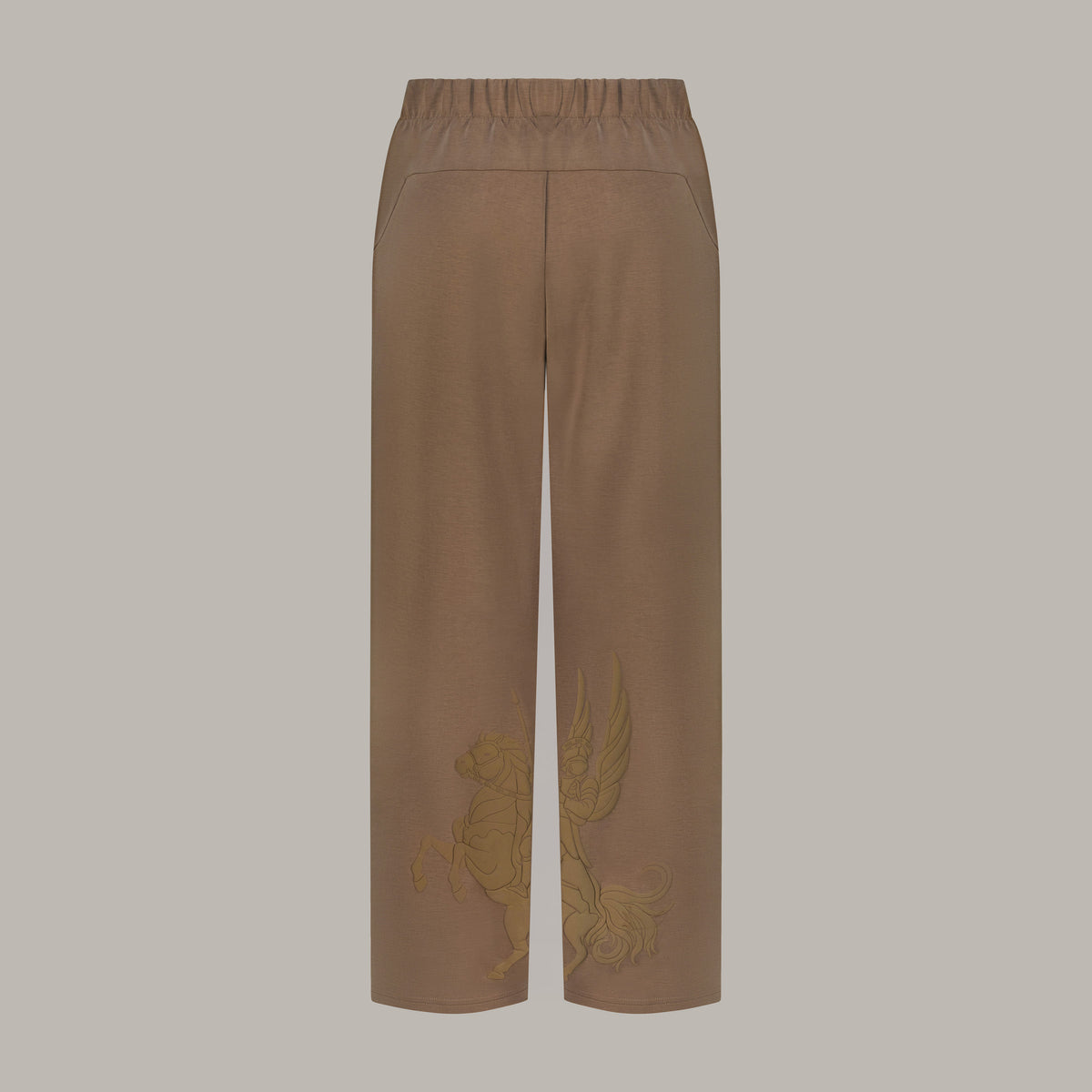 Illustrated Straight-Leg Modal Joggers