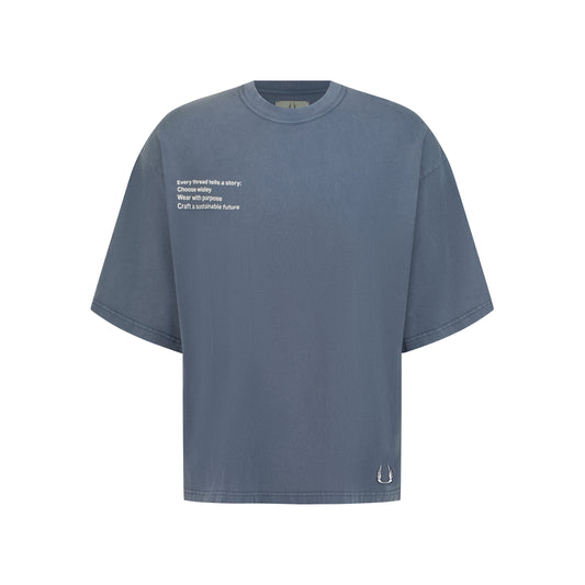 Washed Dark Denim