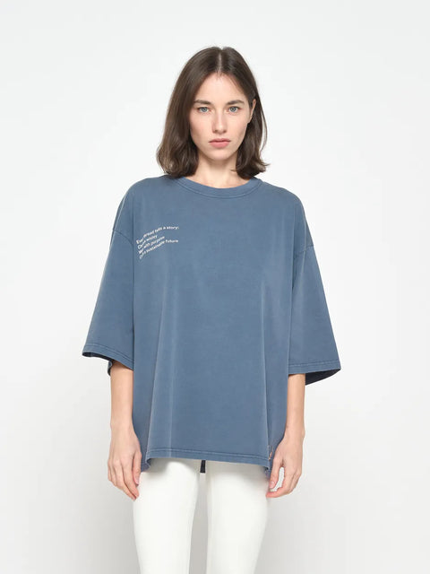 Oversized Cotton Washed T-Shirt