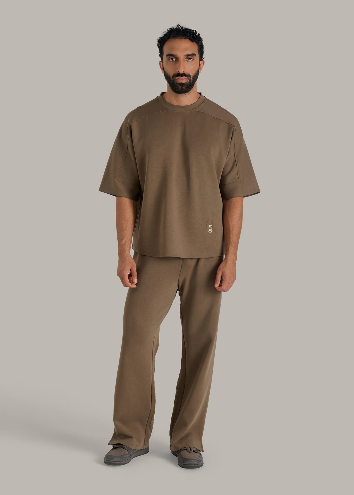 Hand-Stitched Oversized Modal T-Shirt