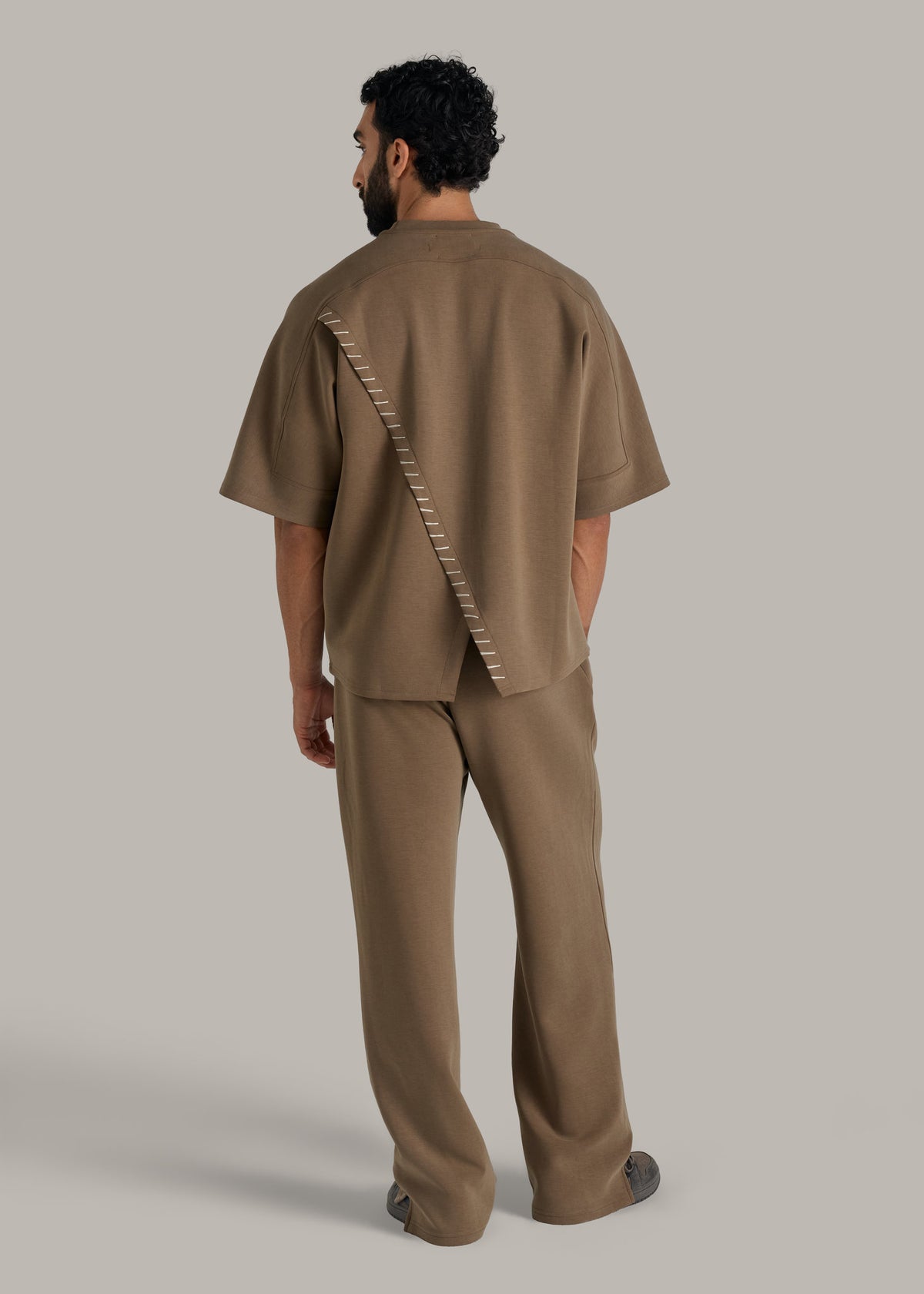 Hand-Stitched Oversized Modal T-Shirt