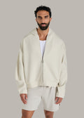 Illustrated Oversized Modal Jacket