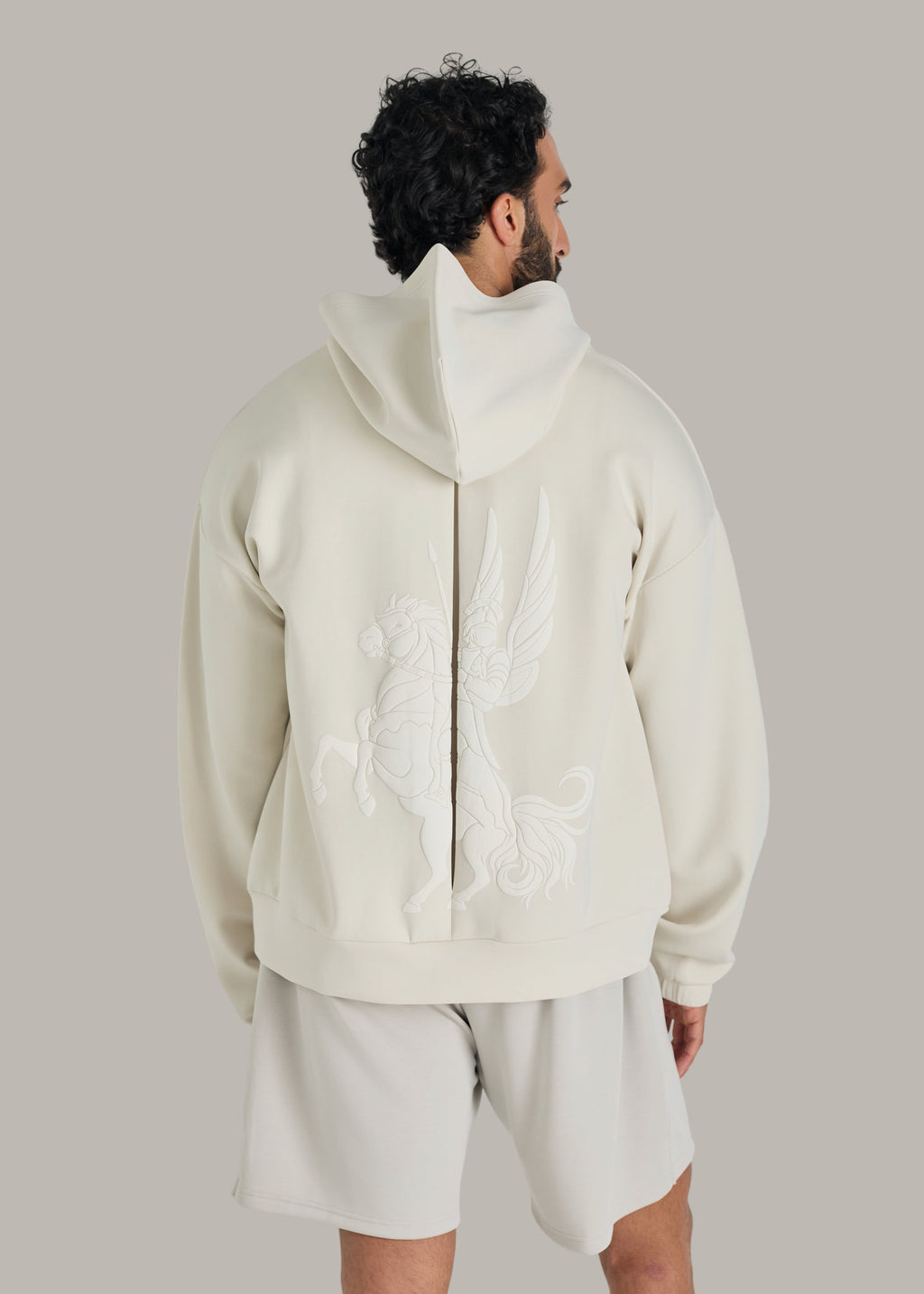 Illustrated Oversized Modal Jacket