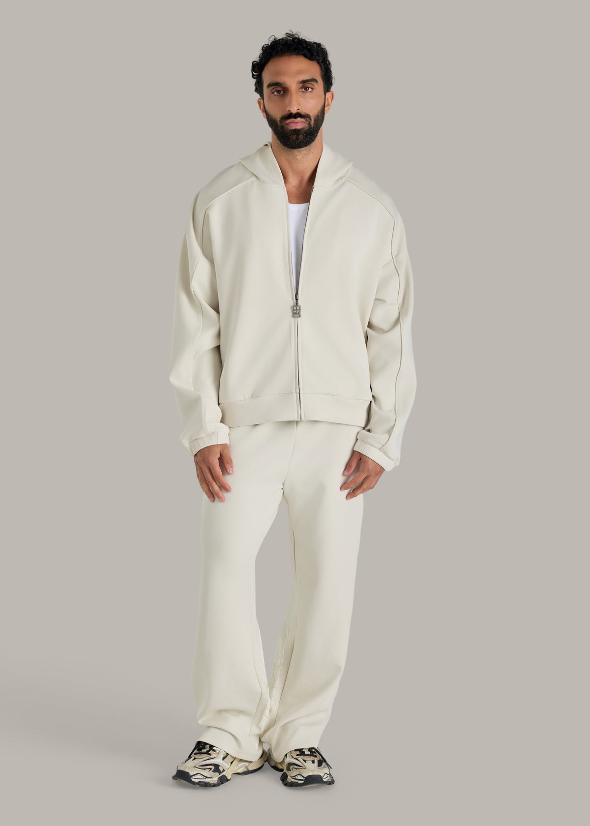 Illustrated Oversized Modal Jacket