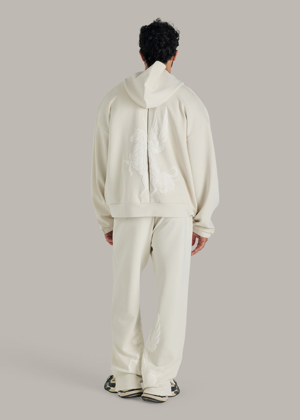 Illustrated Oversized Modal Jacket
