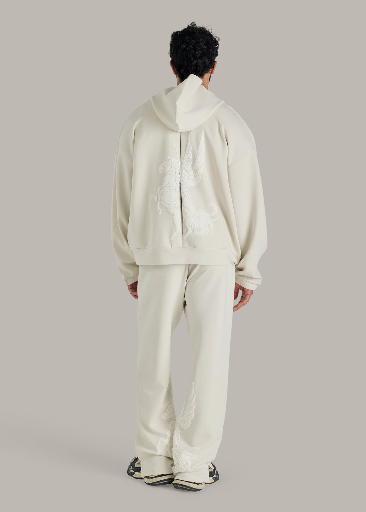 Illustrated Oversized Modal Jacket