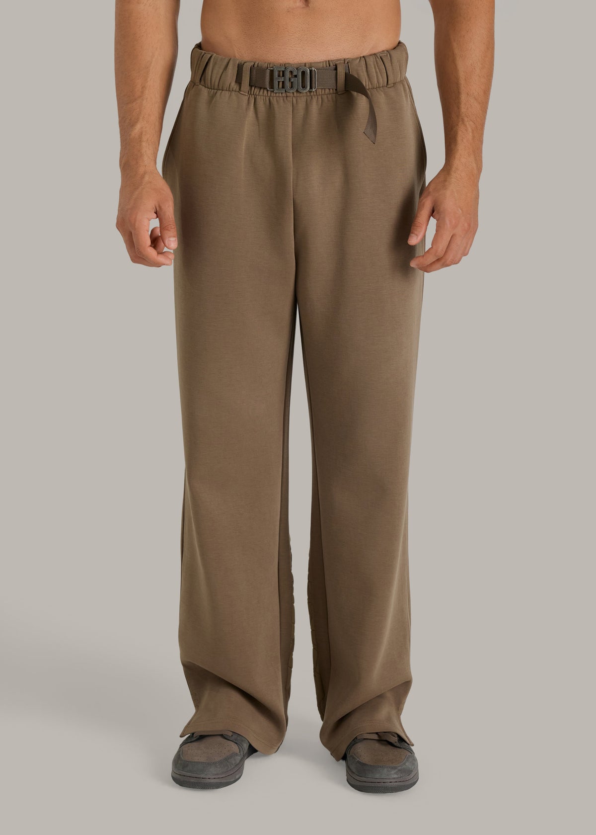 Illustrated Straight-Leg Modal Joggers