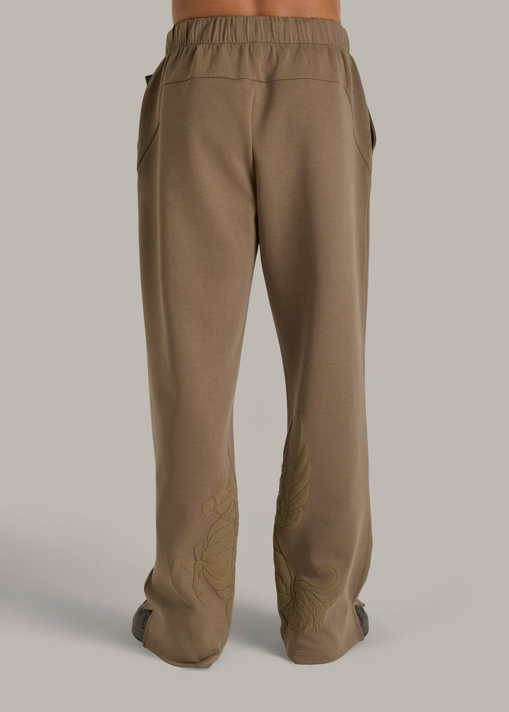 Illustrated Straight-Leg Modal Joggers