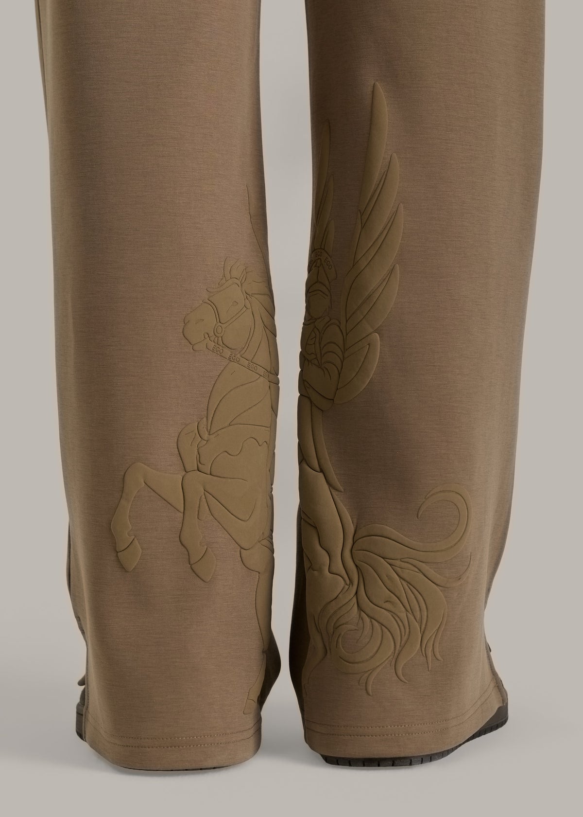 Illustrated Straight-Leg Modal Joggers