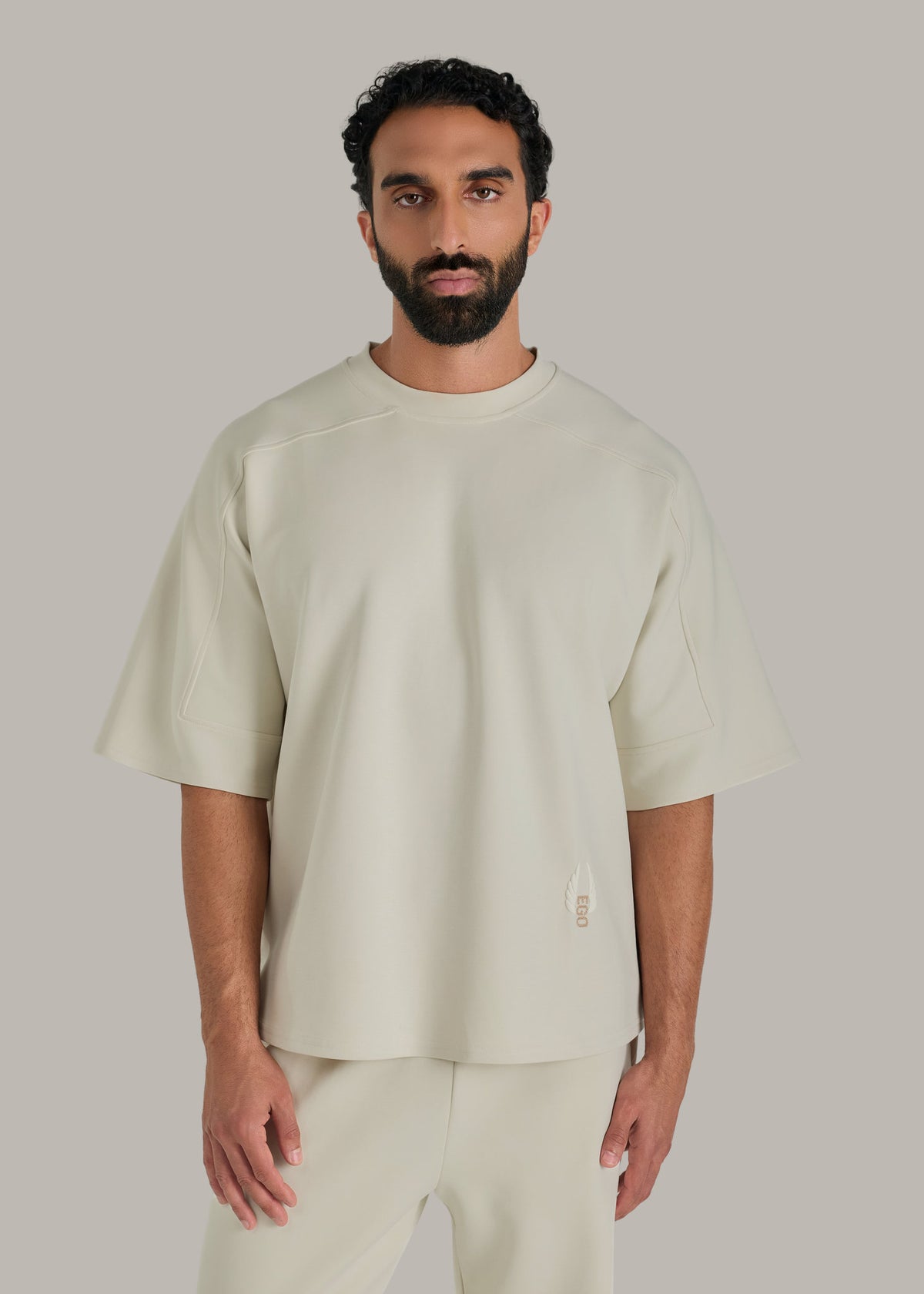 Illustrated Oversized Modal T-Shirt