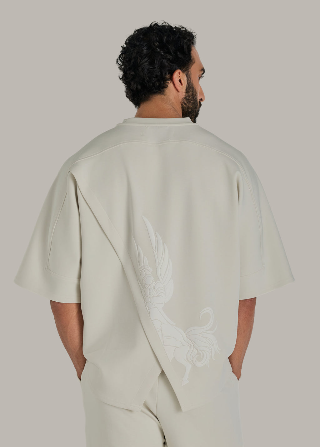 Illustrated Oversized Modal T-Shirt