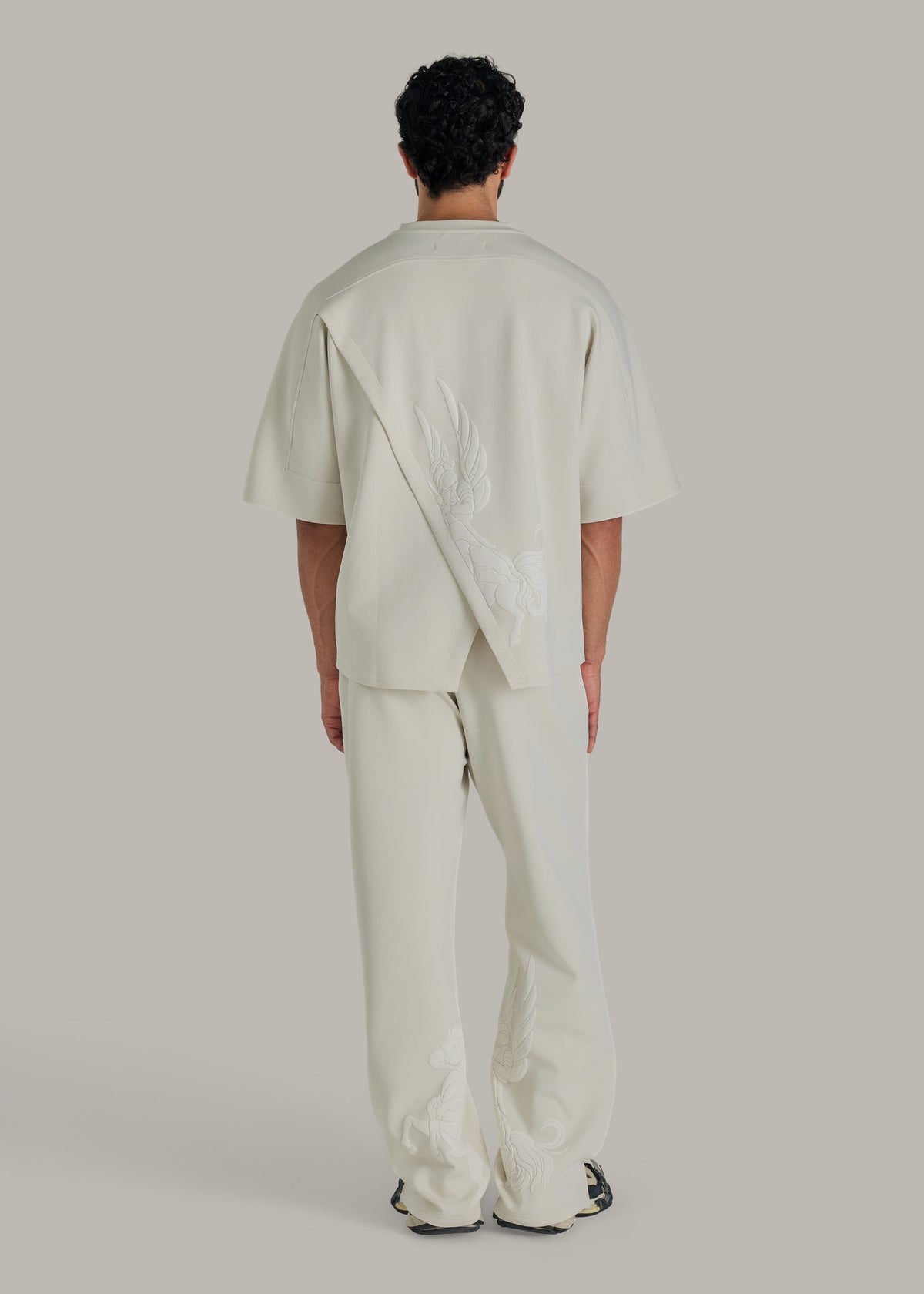 Illustrated Oversized Modal T-Shirt