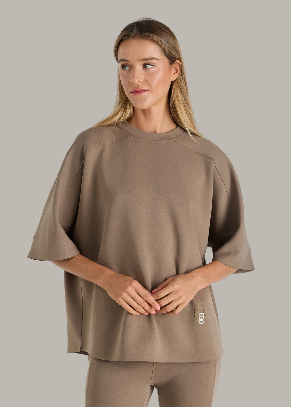 Illustrated Oversized Modal T-Shirt
