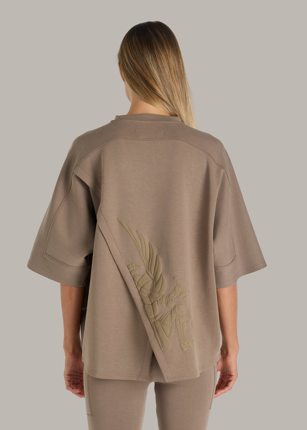 Illustrated Oversized Modal T-Shirt