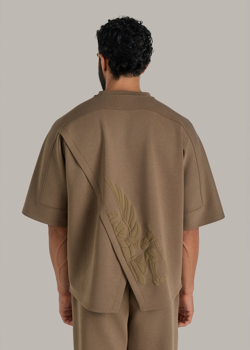 Illustrated Oversized Modal T-Shirt
