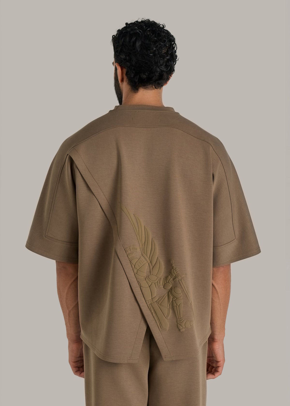 Illustrated Oversized Modal T-Shirt
