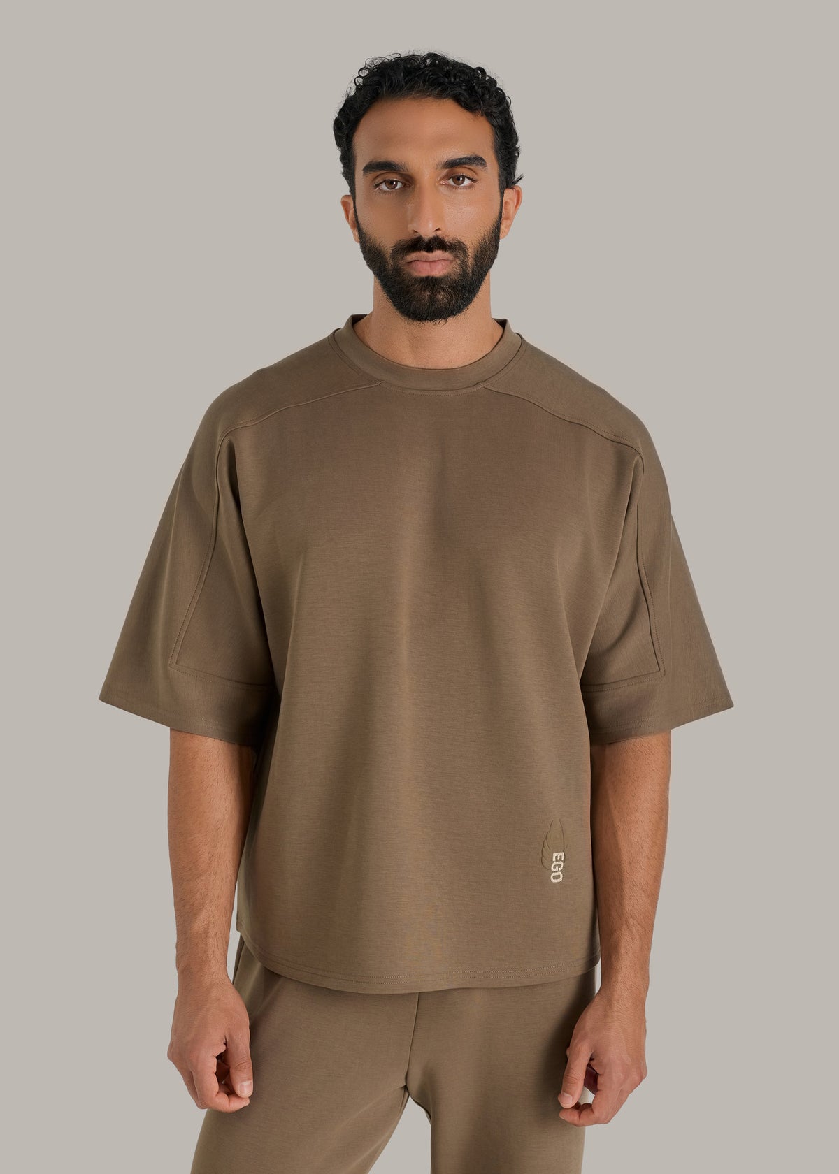 Illustrated Oversized Modal T-Shirt