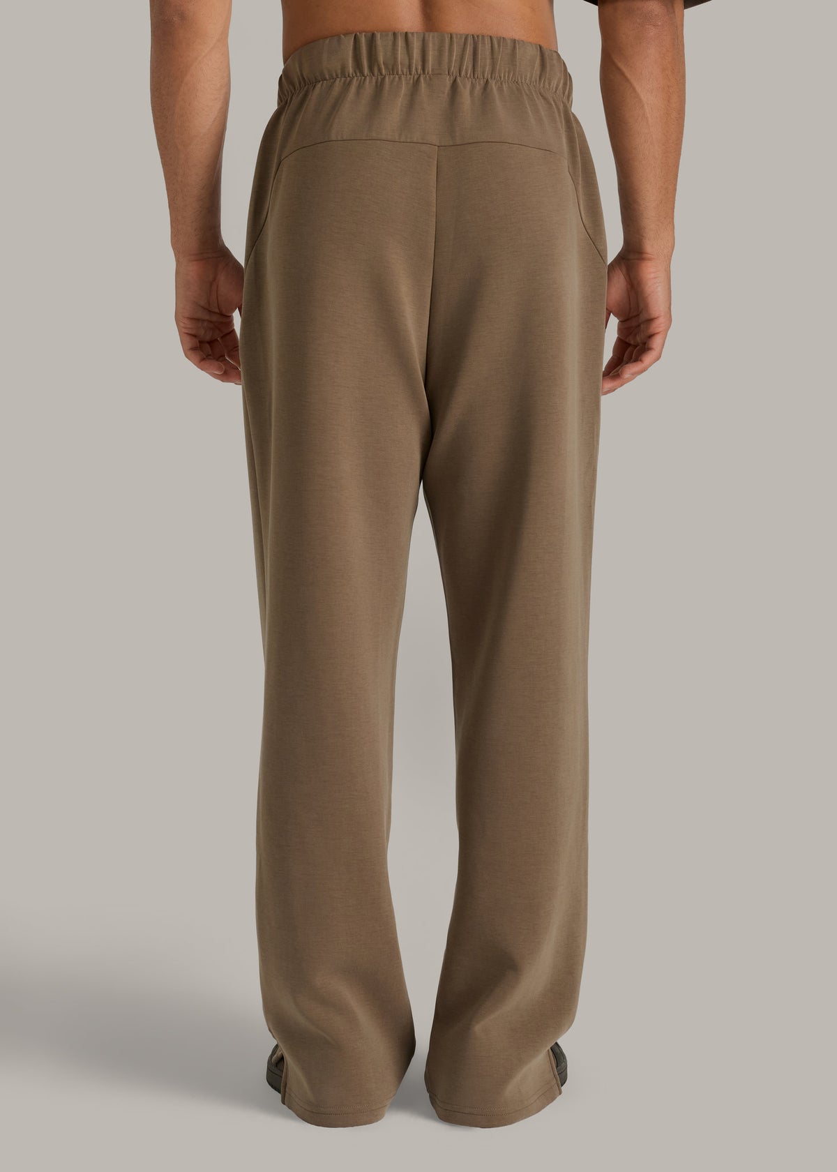 Plain Straight-Leg Modal Joggers