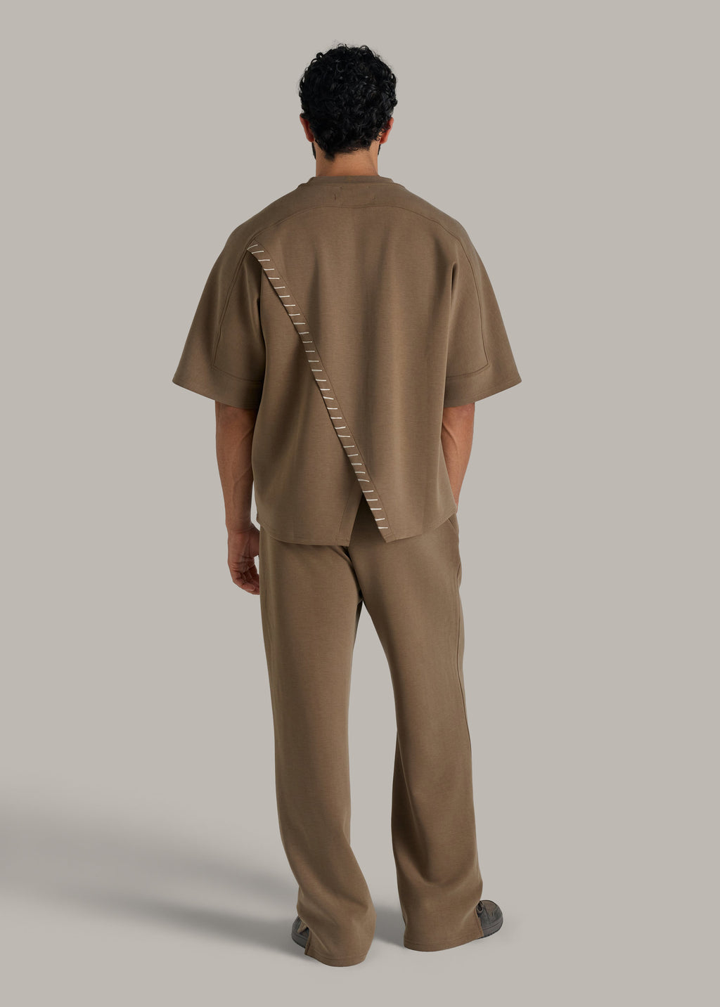 Plain Straight-Leg Modal Joggers