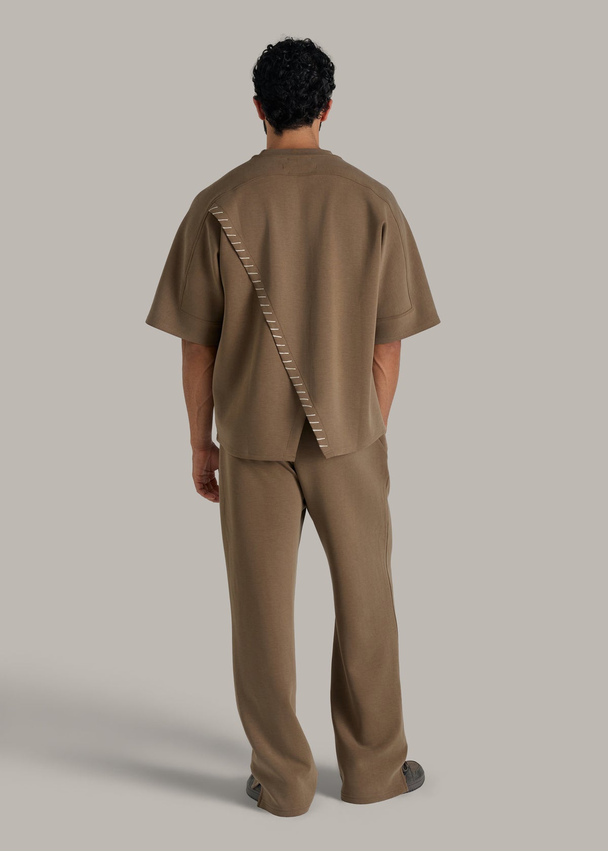 Plain Straight-Leg Modal Joggers