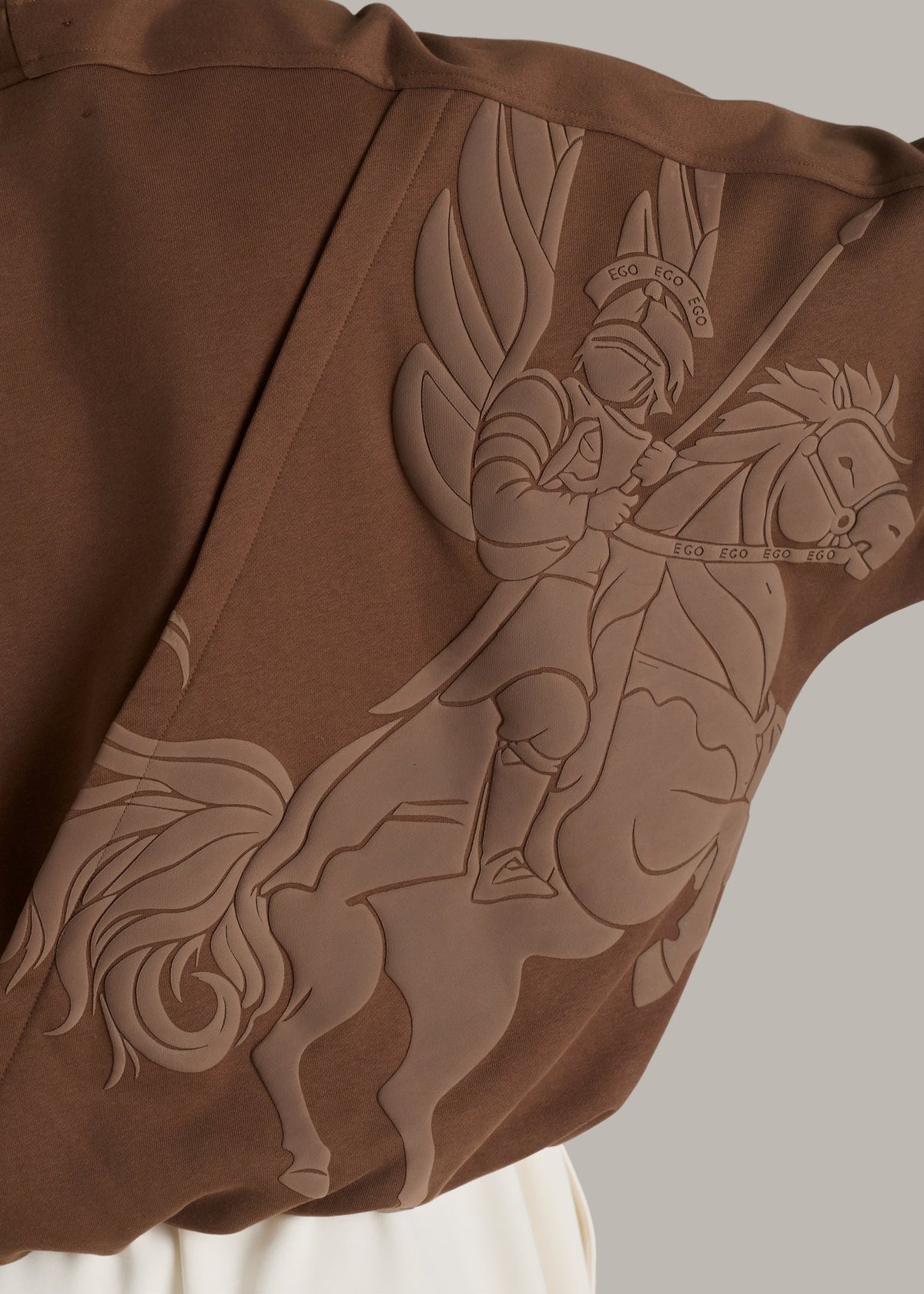 Oversized Quarter-Zip Fleece Sweatshirt