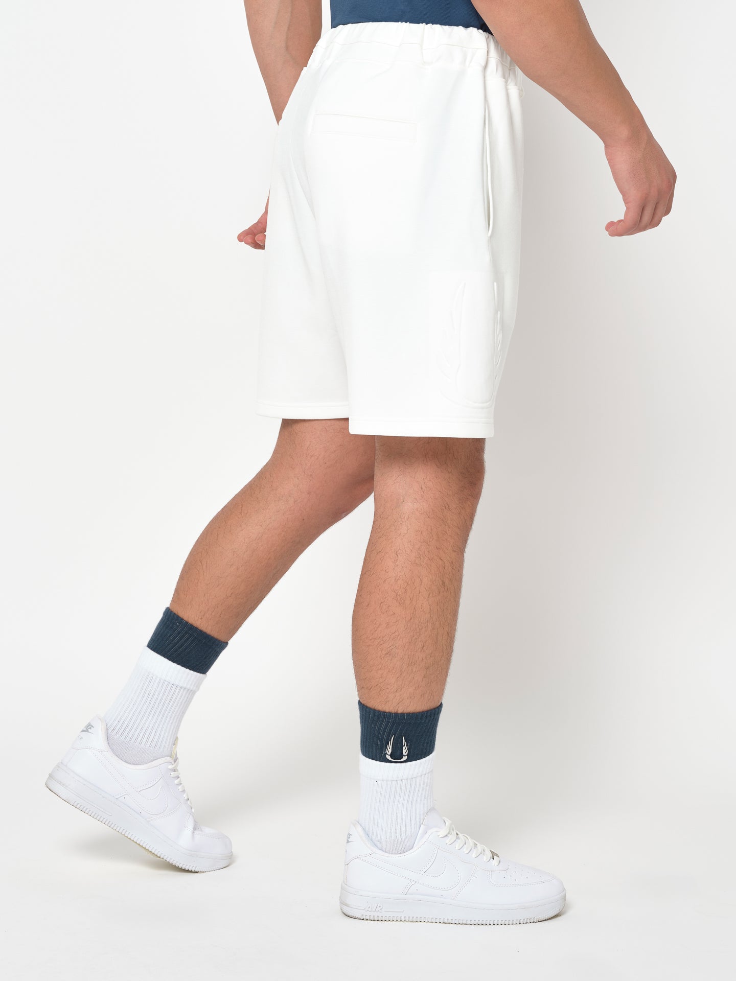Off White with Dark Denim