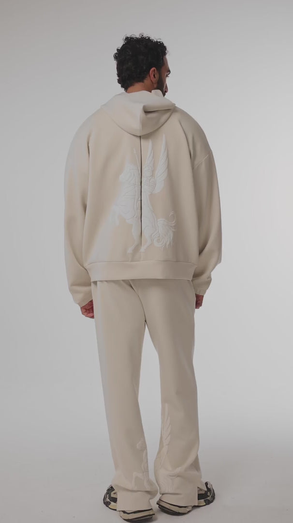 Illustrated Oversized Modal Jacket